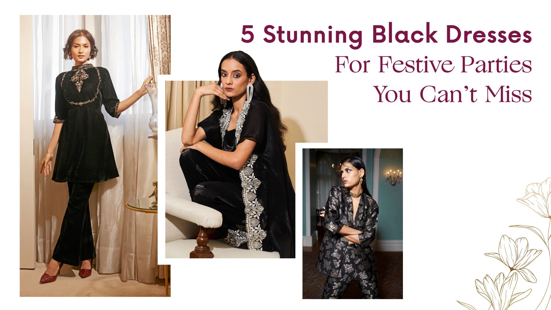 5 Stunning Black Party Dress You Can't Miss