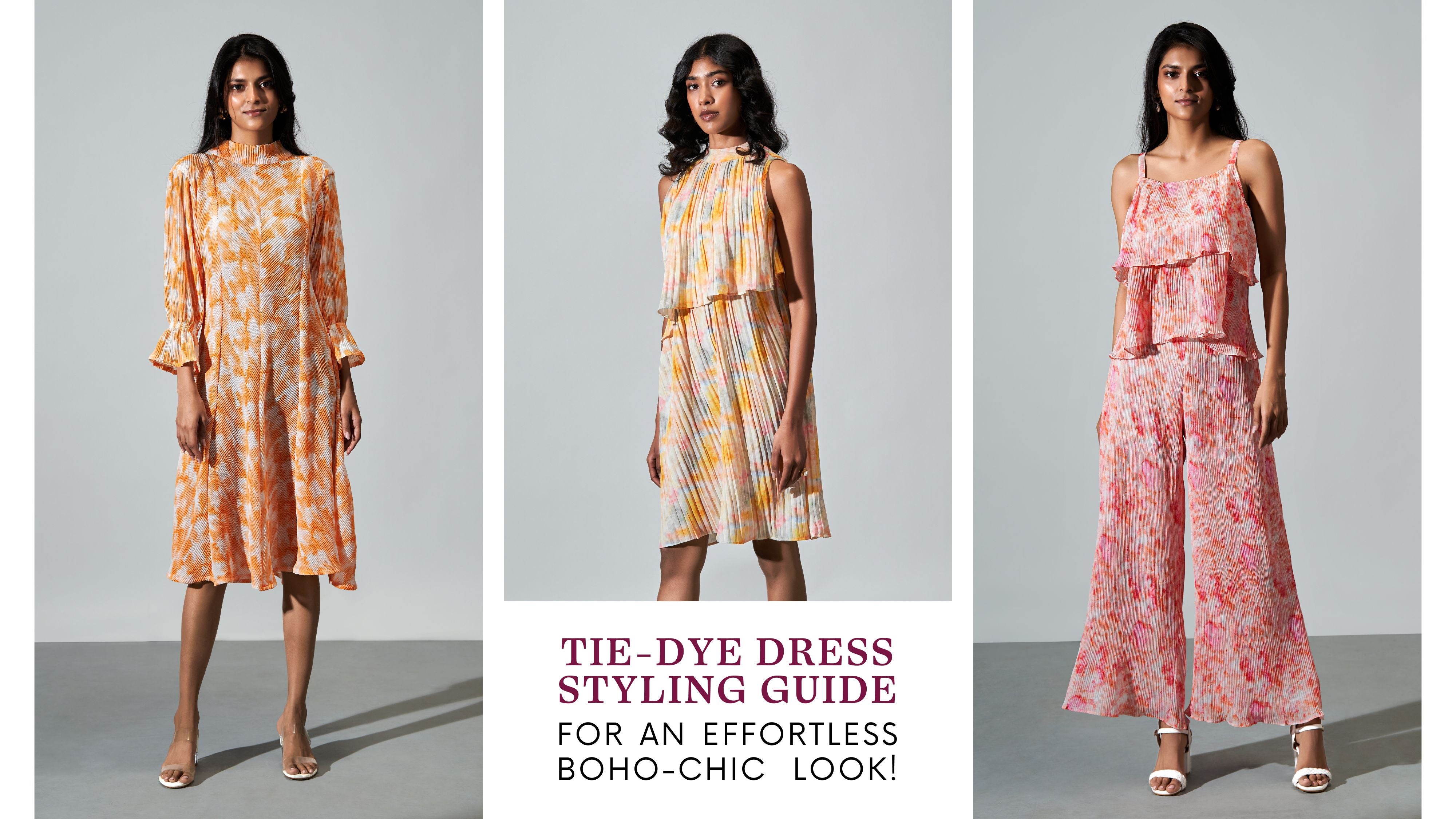 Tie-Dye Dress Styling Guide For An Effortless Boho-Chic Look!