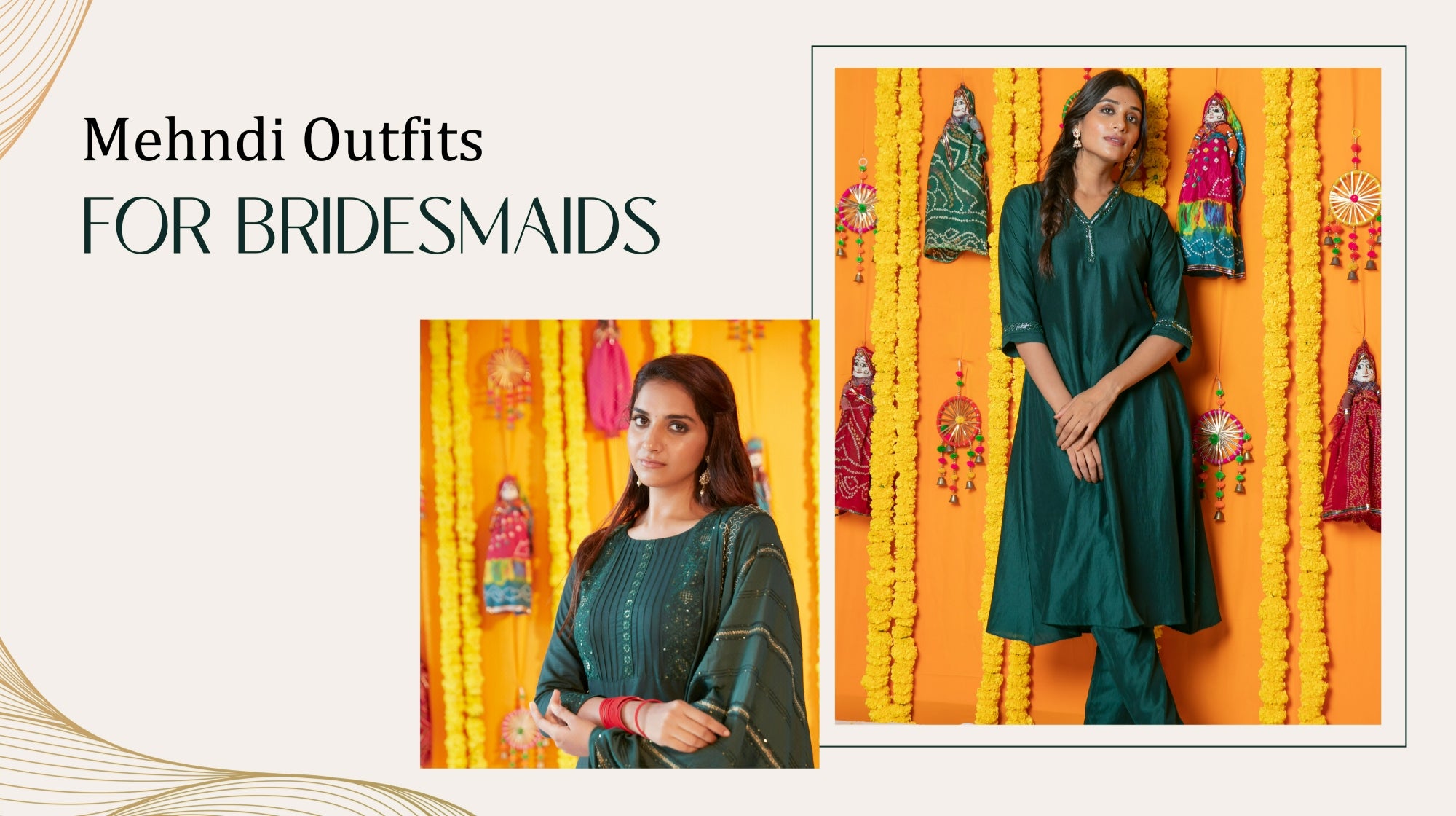 8 Traditional And Trendy Mehndi Outfits For Bridesmaid