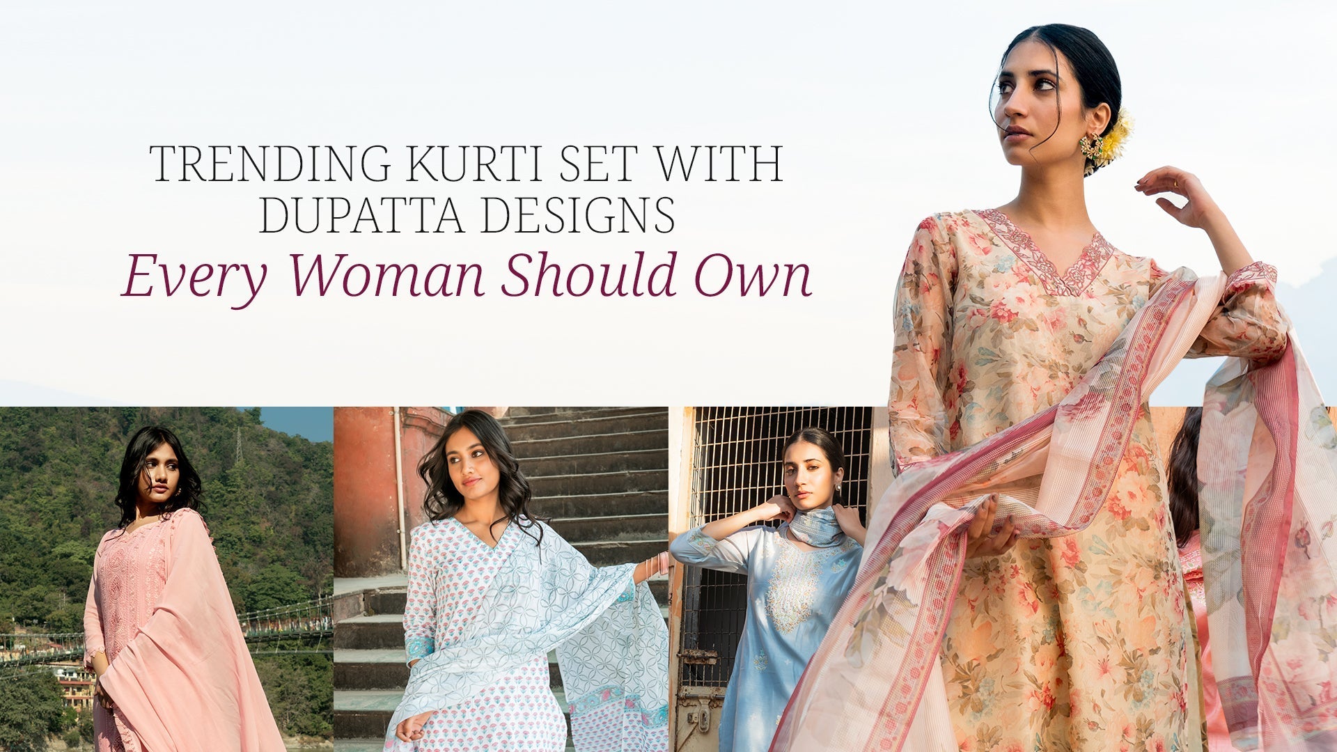 Trending Kurti Set with Dupatta Designs Every Woman Should Own