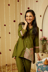 Evergreen Roman Fusion Co-ord set