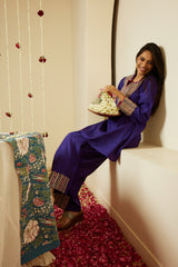 Violet Roman Silhouette Co-ord Set