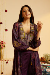 Plum Grace Maslin Shrug Set