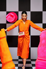 The Rule Breaking Bishop Midi Dress