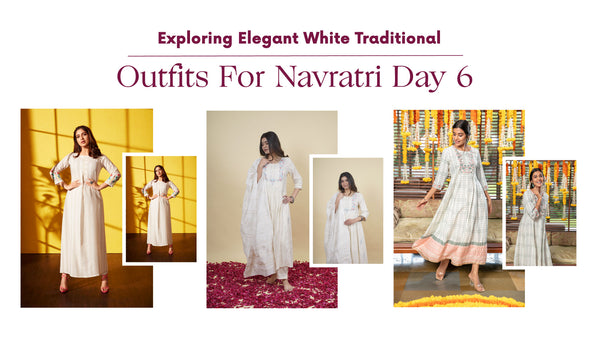 Exploring Elegant White Traditional Outfits For Navratri Day 6