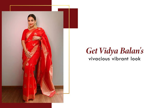 Wear our starry saree, just like Vidya Balan