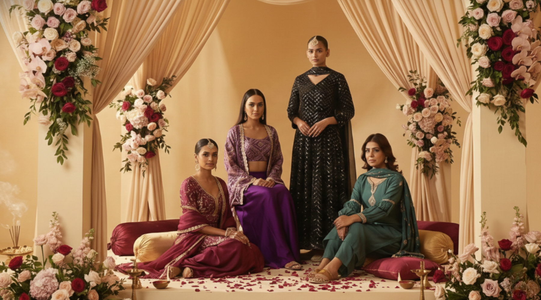 Surviving the winter wedding marathon: Stunning Looks for Every Celebration