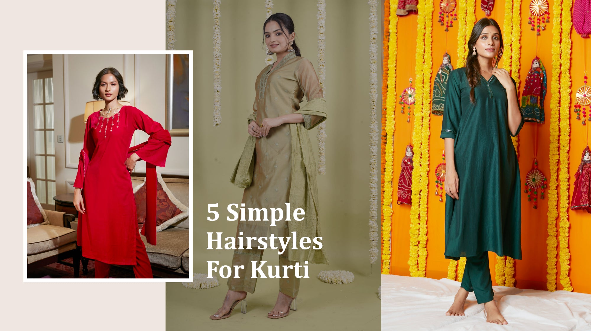 5 Simple Hairstyle For Kurti- Your Perfect Ethnic Look Awaits!