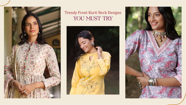 12 Trendy Front Kurti Neck Designs You Must Try
