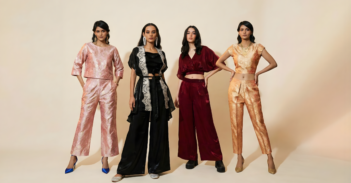 Where comfort flirts with glamour -  Co-ords made for festive nights