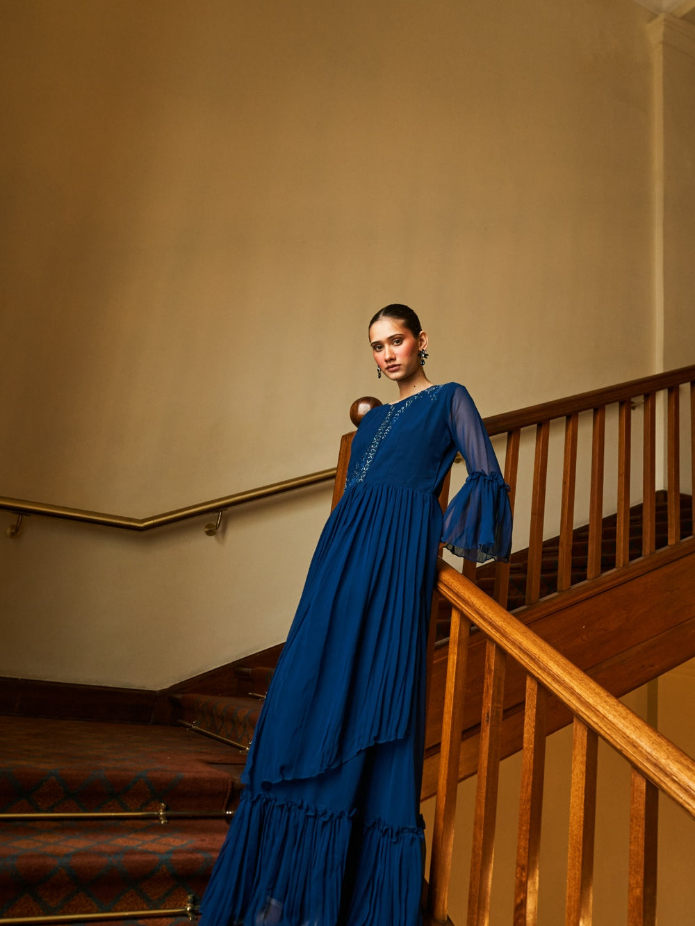 sachin and babi light blue dress royal blue casual maxi dress 2026 Buy main image 1