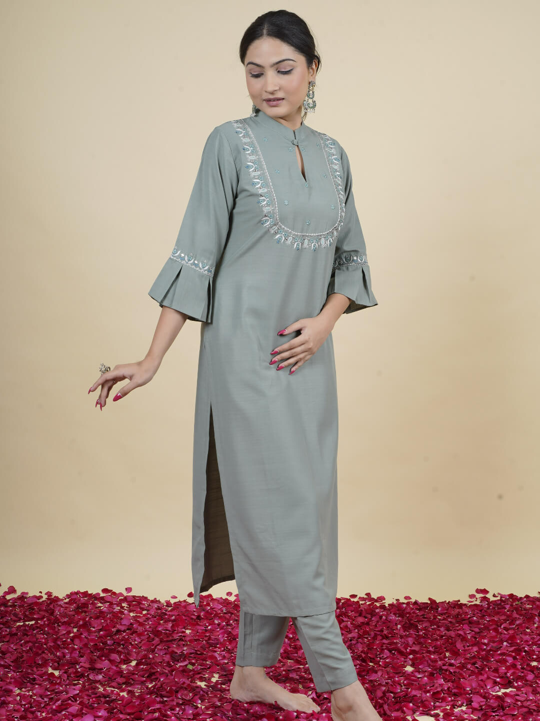 Ivy Kurta (Teal)