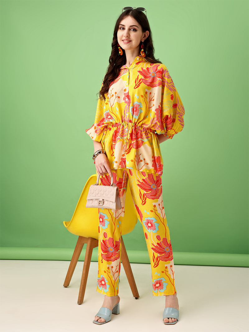 Lemon Bloom Co-ord Set