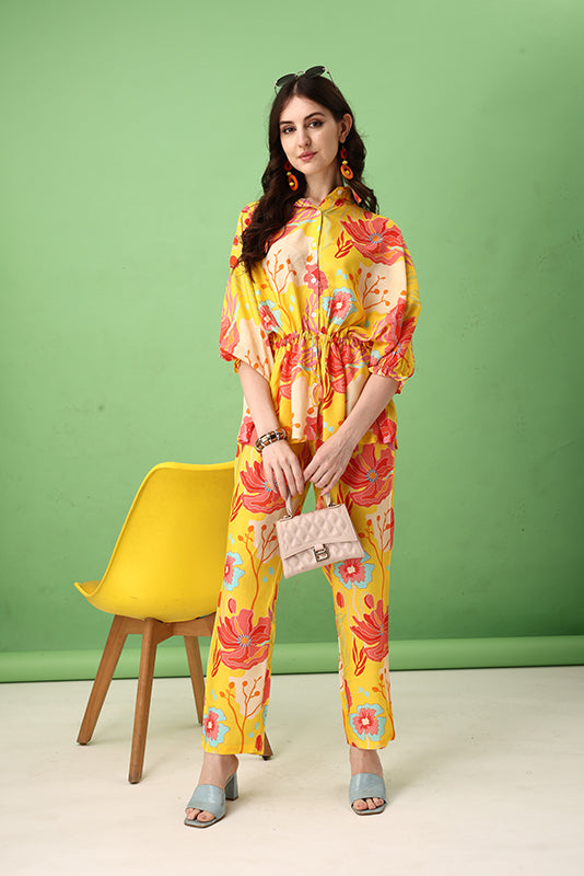 Lemon Bloom Co-ord Set