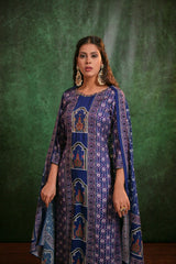 Sapphire Charm Muslin  Kurta Set