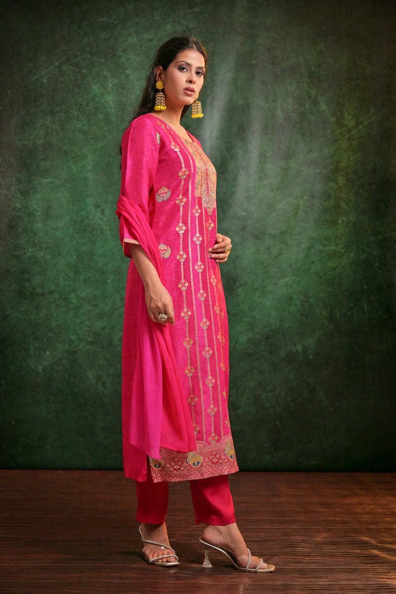 Blush Harmony Kurti Set