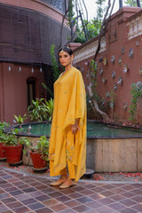 Sunflower Radiance Mul Chanderi Set