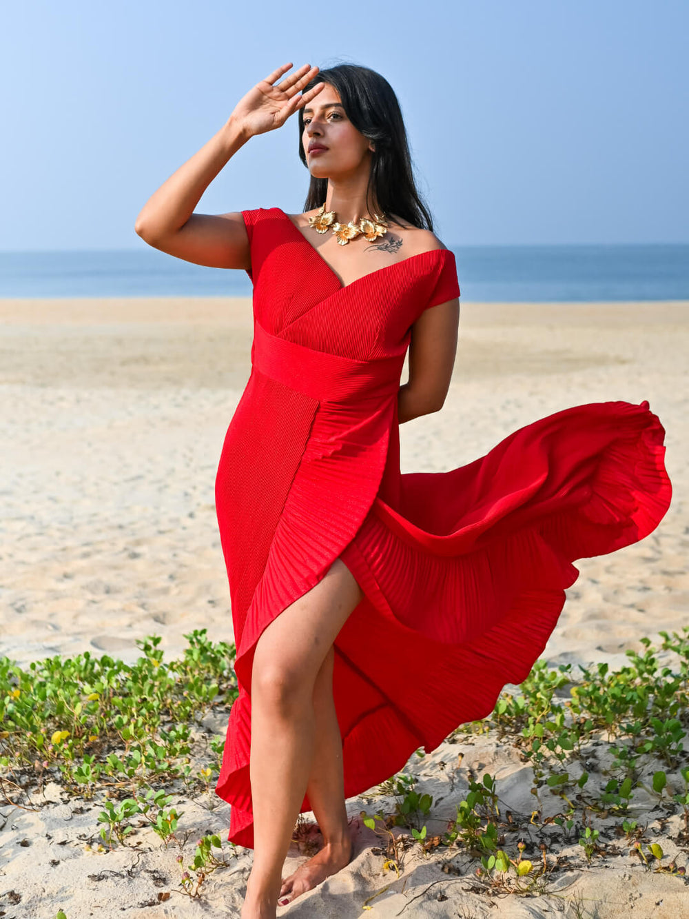 Anant Ambani And Radhika Merchant Pre-Wedding Bash: Saina Nehwal Shimmers  And Shines In A Red Dress On Day 1 - News18