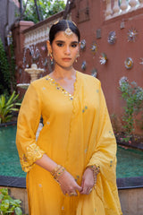 Sunflower Radiance Mul Chanderi Set