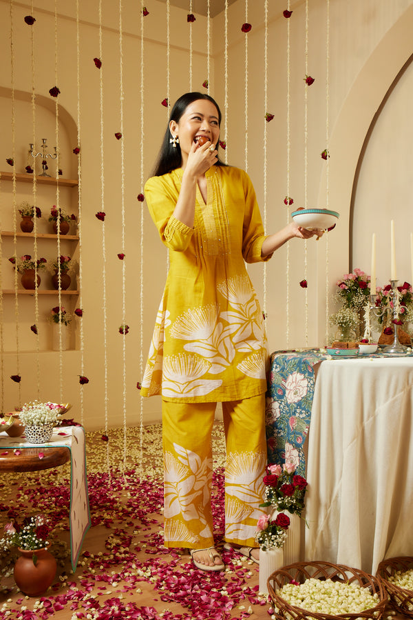Sunny Cotton Co-ord Set – Effortless Everyday Casuals