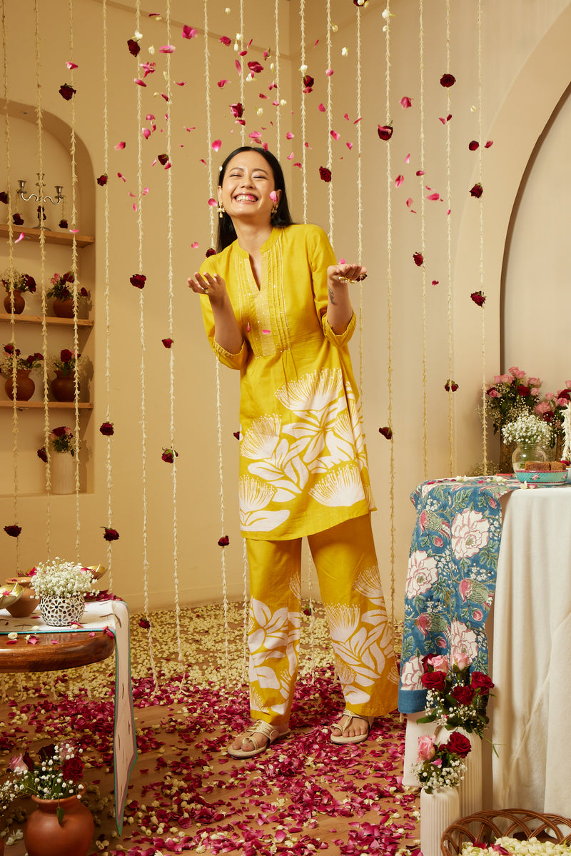 Sunny Cotton Co-ord Set – Effortless Everyday Casuals