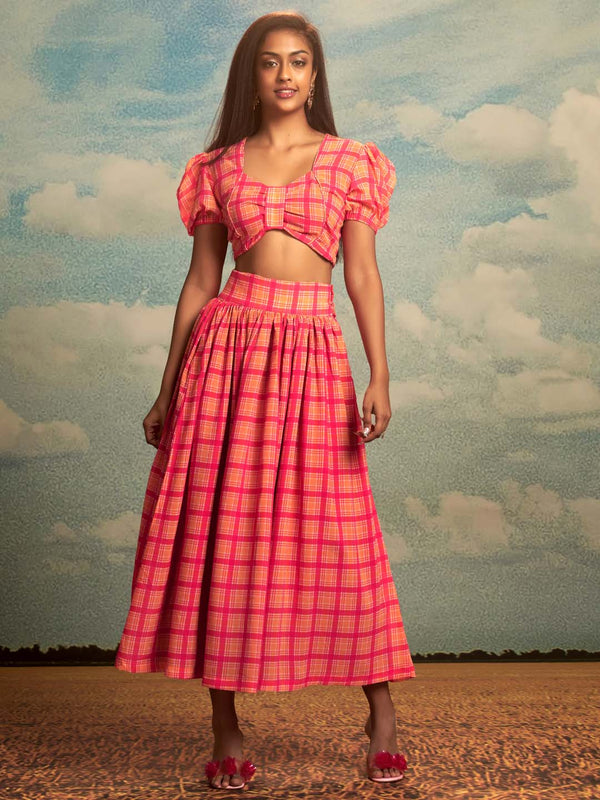 ORANGE & PINK COORD SET