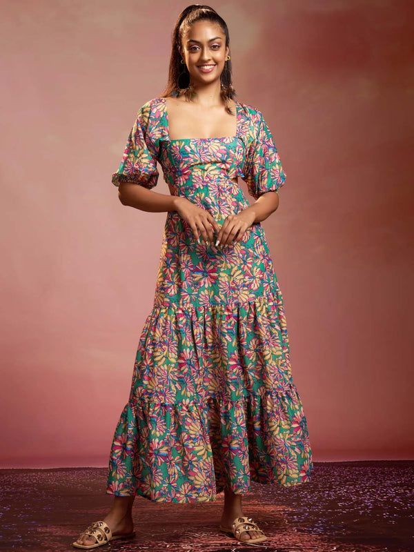 A FLORAL DRESS